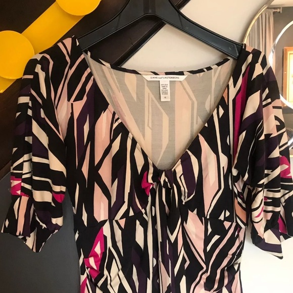 Diane Von Furstenberg New Silk Jersey Dress US 10 - Picture 2 of 5